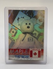 Maple the Bear - 1999 Ty Beanie Babies Series 2 #18200 Chase Blue /20001