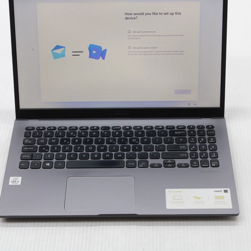 Asus NoteBook X509J Windows 11 15" Laptop Intel Core i5 1035G1 8GB 256GB SSD - Image 3 of 4