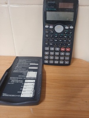 Casio FX-115MS Wissenschaftlicher Taschenrechner mit Schuber voll funktionsfähig
