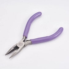 Pandahall Carbon Steel Jewelry Pliers   Needle Nose Pliers for Jewelry Making P