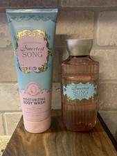 2 NEW Bath  Body Works Sweetest Song Moisturizing Body Wash, 10 oz Set of 2