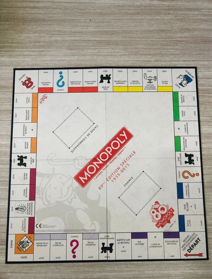 Monopoly 80 ans Édition Spéciale 1935-2015 Hasbro - Photo 4/4