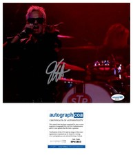 JEFF GUTT SIGNED STONE TEMPLE PILOTS MUSIC 8X10 PHOTO RARE - ACOA COA