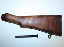 British Enfield No.4 MkII .303 Rifle Stock W/Brass Plate and Attaching Screw
