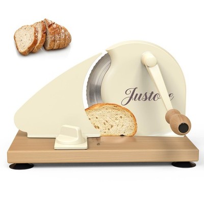 Bread Slicer Manual Adjustable Thickness Hand Crank Sharp Blade Justore Homemade