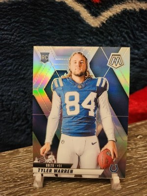 2025 Panini Mosaic Tyler Warren Silver Rookie Variation | eBay