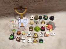 Lot Of 28 Angry Birds Star Wars Edition Mini Figure Toy With Launcher