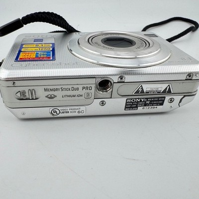 Sony Cyber-shot DSC-W100 Digital Camera 8.1MP 3X Zoom w/ 2GB