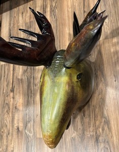 Inflatable Moose Head Decorative Novelty Wall Art Home Decor