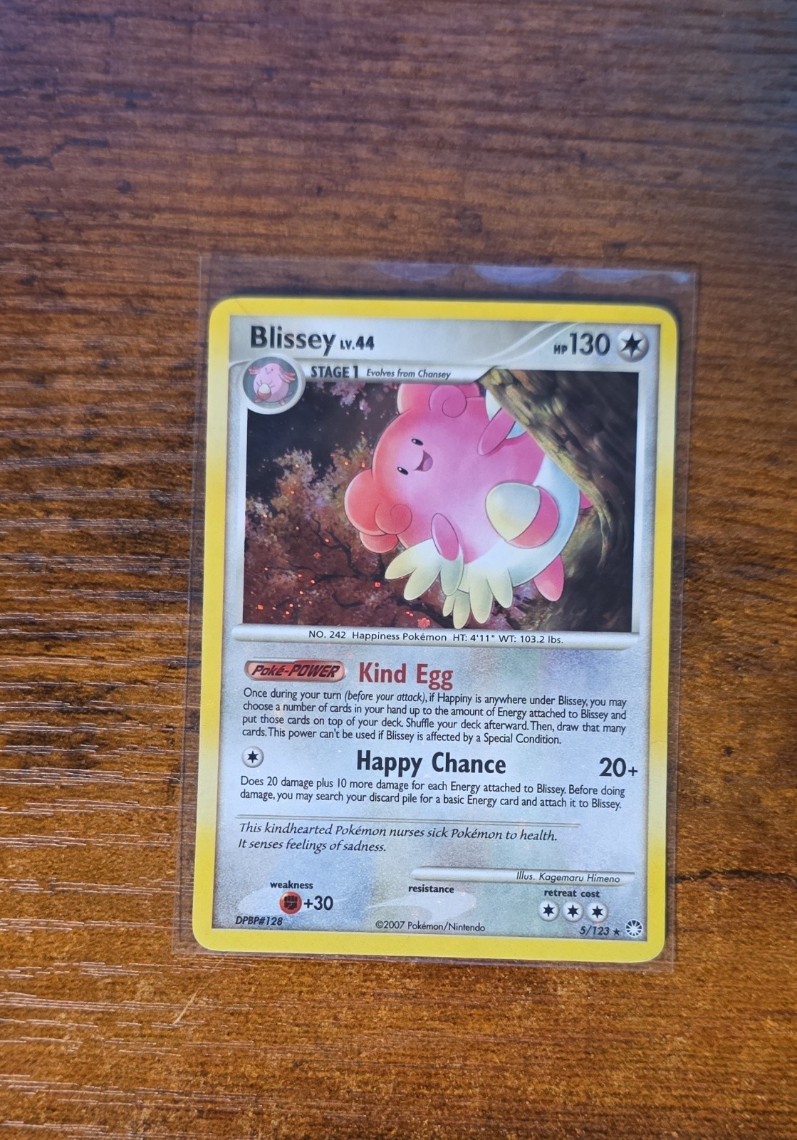 Blissey 5/123 Mysterious Treasures Holo