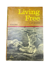 Vintage Living Free Joy Adamson Book Elsa Lion Cubs Wildlife Classic