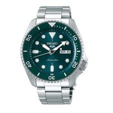 New Seiko 5 Sports Automatic Black Dial Stainless Steel Men’s Watch