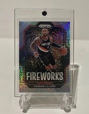 Damian Lillard 2022-23 Prizm Fireworks /25 Mojo Prizm #3