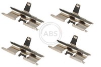 A.B.S. 1692Q ZubehöRsatz, Scheibenbremsbelag Hinten FüR Chevrolet Daewoo