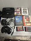 Vintage Sega Genesis System Console with 1 Controller  and 6 Games Bundle Tested