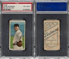 1909-1911 T206 John McGraw glove at hip New York Giants HOF PSA 4