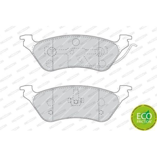 Plaquettes de frein Ferodo FDB1475 pour supprimer les bruits de freinage et les vibrations - 2
