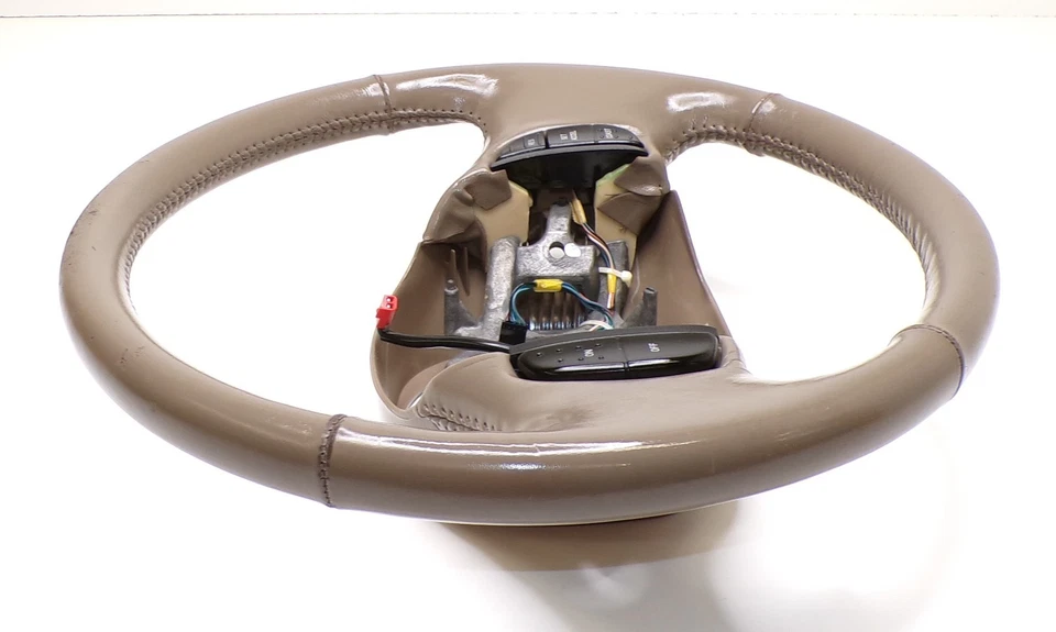 Volante Ford Excursion 99-07 F250 F350 Superduty cuero marrón tostado F-250 Foto 4 de 4