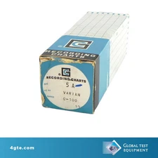 Graphic Controls 5A Varian 0-100 Recording Chart for Varian