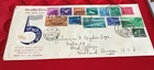 1955 India FDC Five Year Plan Stamps to USA