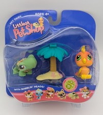 2005 LPS Littlest Pet Shop #119 TURTLE & 120 COCKATOO  in sealed package