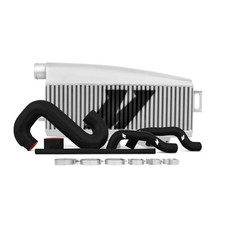 Mishimoto Silver Tmic W Black Hose For 02-07 Wrx Sti - Mmtmic-wrx-01slbk