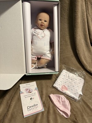Paradise Galleries Cute Baby Doll NIB with Certificate of Authenticity