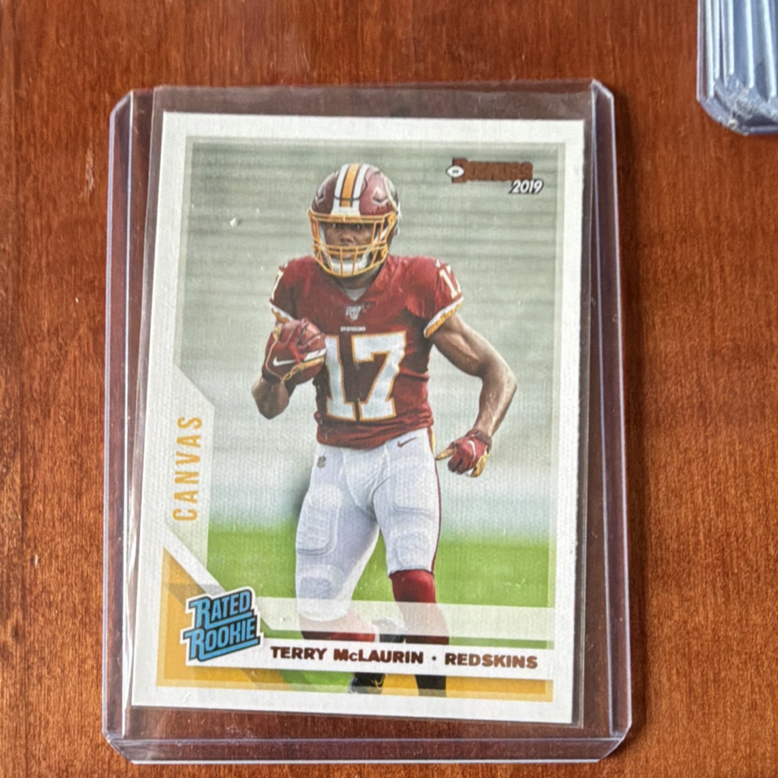 2019 Panini Donruss Terry McLaurin Redskins Canvas Rated Rookie #329