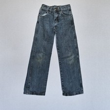 Youth Wrangler Jeans Vintage Adjustable Waistband Size 19x22