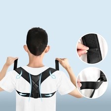 Men Women Posture Corrector Adjustable Back Brace Shoulder Support Clavicle Belt
