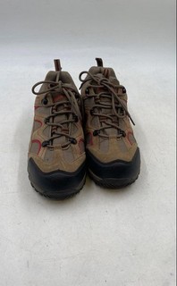Northside Mens Snohomish Tan Red Black Suede Lace Up Hiking Shoes Size 9