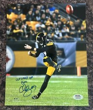 Chris Boswell Signed Autographed 8x10 Photo “Wizard of Boz” Insc PSA/DNA