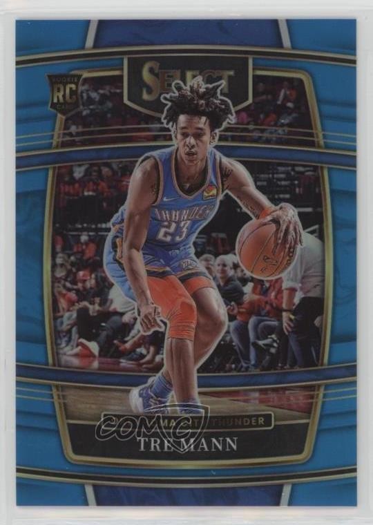 2021-22 Panini Select Concourse Light Blue Prizm 281/299 Tre Mann #36 0gm4
