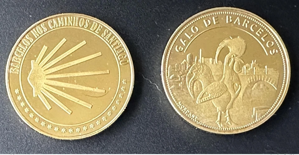 Erinnerungsmedaille "Barcelos - Galo & Jakobsweg" - Bild 1 von 1
