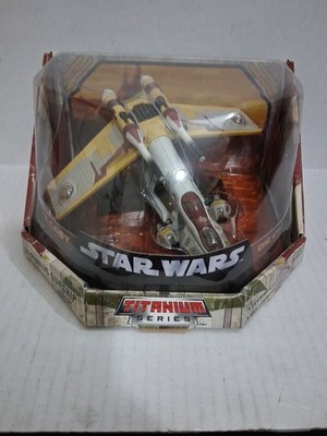 2005 Star Wars Titanium Series Republic Gunship Die-Cast Vehicle Micro Machines 