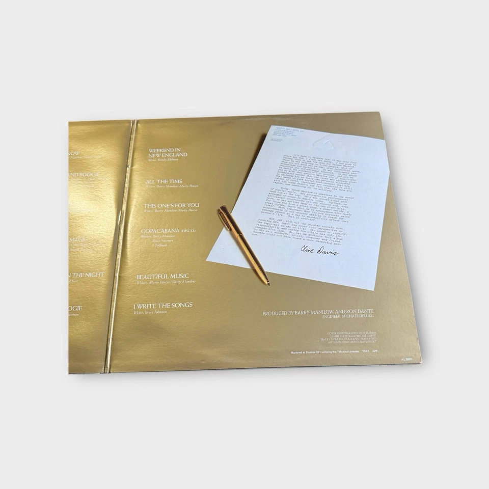 Barry Manilow Greatest Hits Vinyl LP Gatefold 2 Vinyl EMI Records 1978 AL8601 - Image 4 of 4