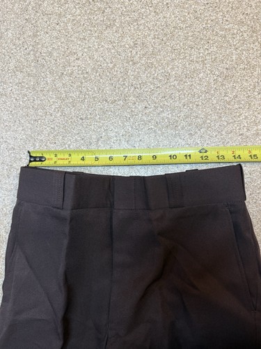 NWT VTG Talon Zip Horace Small Men's Uniform Trousers Pant Brown Sz 32 Reg - Picture 7 of 10