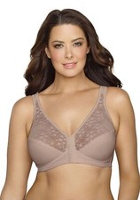 Exquisite Form Women's Fully Front Closing Support Posture Bra With Lace 44C