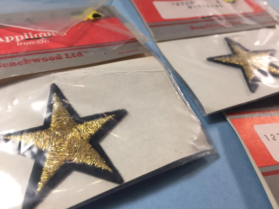 Gold Star Patches (lot of 3) - Image 4 of 4