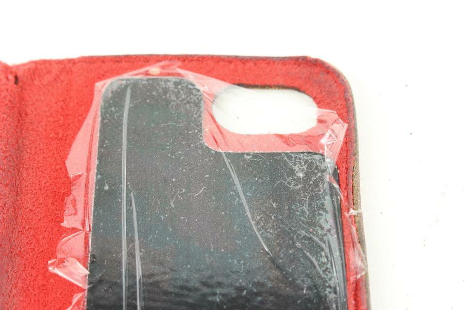 Louis Vuitton Supreme Red Epi Leather iPhone 7 Folio Case Louis Vuitton Supreme Red Epi Leather iPhone 7 Folio Case