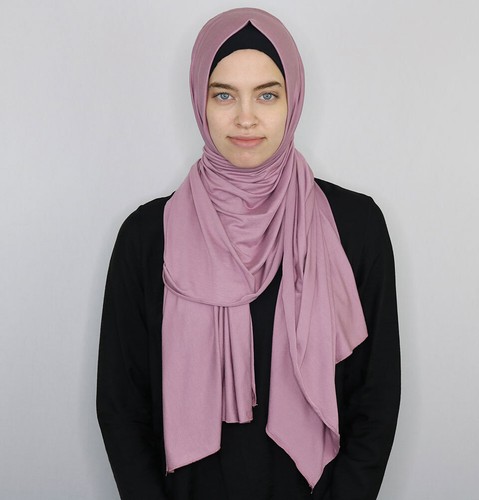 Camiseta deportiva turca islámica Modefa premium para mujer hiyab envoltura de chal - lila - Imagen 3 de 3
