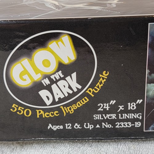 Glow In Dark Silver Lining By Don Maitz Puzzle , All Pieces Included - Picture 3 of 3