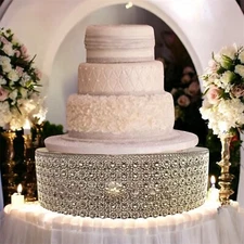 LUXURY RHINESTONE CAKE STAND - Bling Wedding cake stand