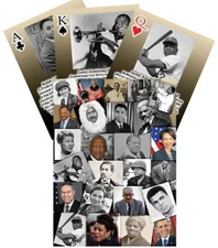 Prominent African Americans Playing Cards 54 Different Images New