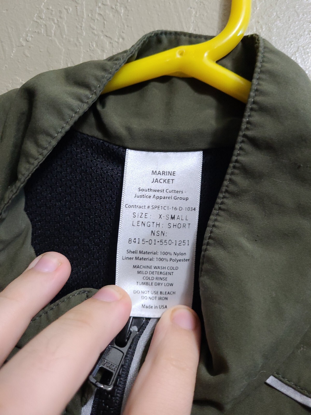 USMC Marine Corps PT Running Training Jacket Size X S… Gem