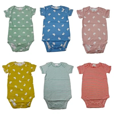 Ex Boden Vests Bodysuits Boys Girls Cotton New 12-18-24-36m NEW