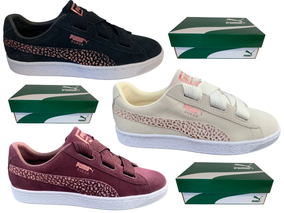 Puma Suede Trainers ZV/366542 3 Colours Juniors / Womens UK 3 - 6 CLEARANCE