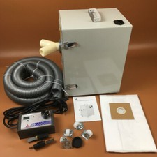 Aspiradora digital de doble impulsor extractor de polvo de laboratorio dental 550 W EE. UU.