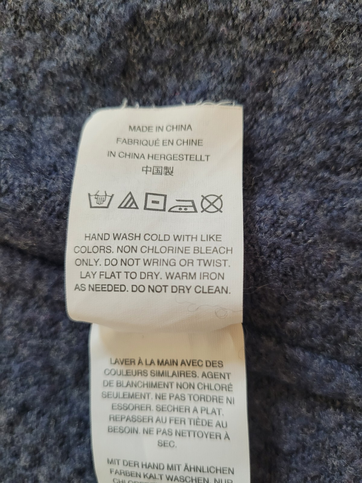 Madewell Open Front Patch Pockets Wool Alpaca Ble… - image 12