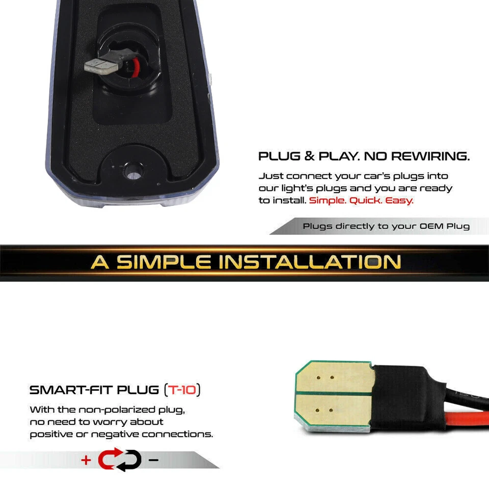 Желтый передний светодиодный фонарь для Dodge RAM Promaster 1500 2500 3500 2014-2023 годов выпуска с кабиной на крыше - Изображение 4 из 4